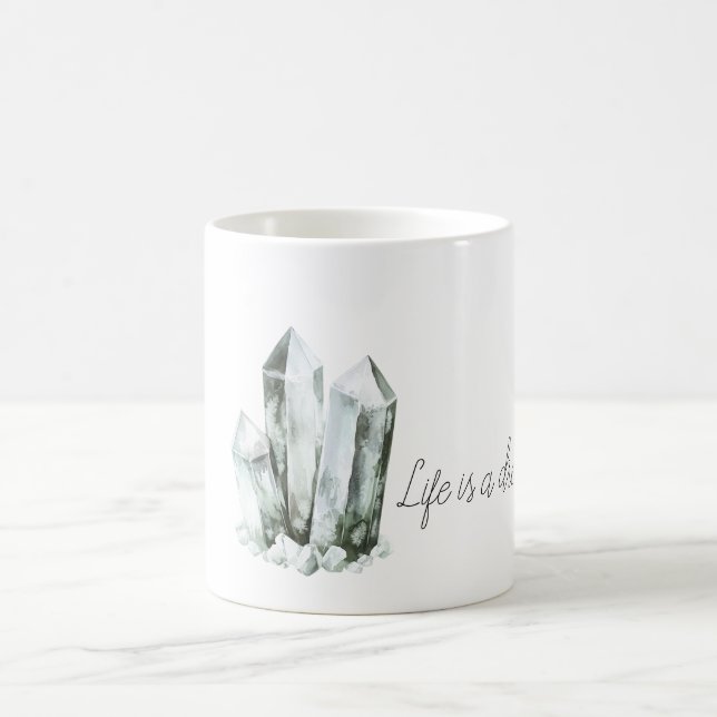 Taza De Café Mint Aqua Crystals Dream (Centro)
