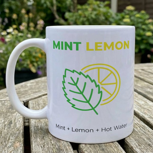Taza De Café Mint Lemon Tea Simple Ingredient Mix (Subido por el creador)