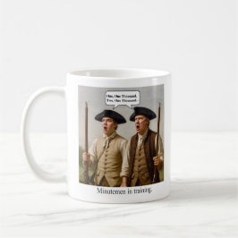 Taza De Café Minutemen en entrenamiento.