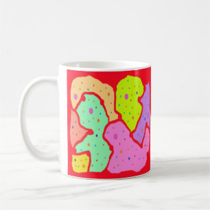 TAZA DE CAFÉ MIP MAP MOP ART DISEÑO ABSTRACT DIVERSIÓN