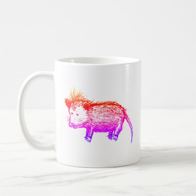 Taza De Café ¡Mira a mamá, es mi gato! Possum Mug (Izquierda)