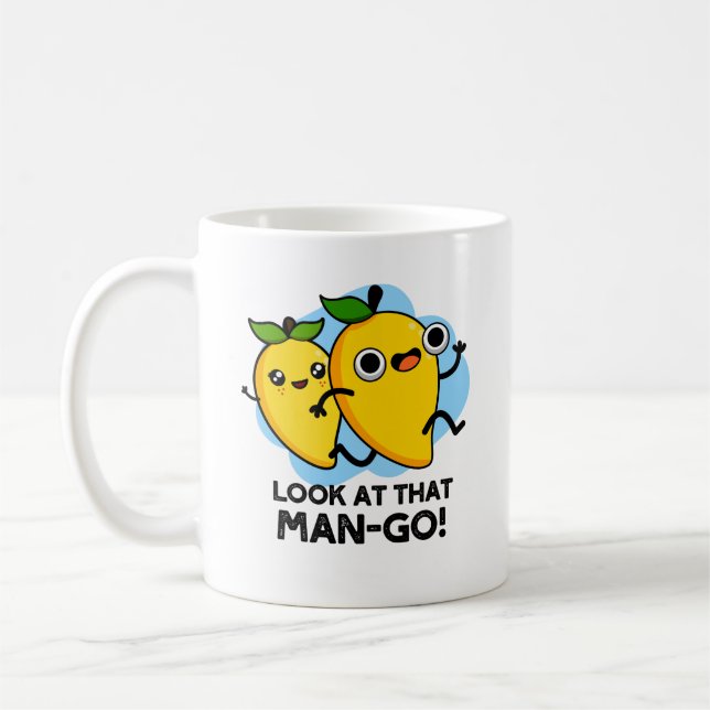 Taza De Café Mira ese divertido bollo de fruta (Izquierda)