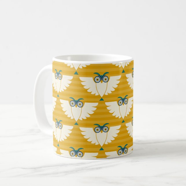 Taza De Café Mira ese pájaro - amarillo (Anverso izquierdo)