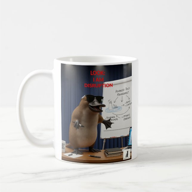 Taza De Café Mira, Estoy Perturbada (Izquierda)