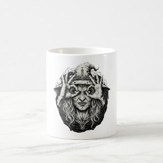Taza De Café Mirada de bruja mística estética oculta Magia