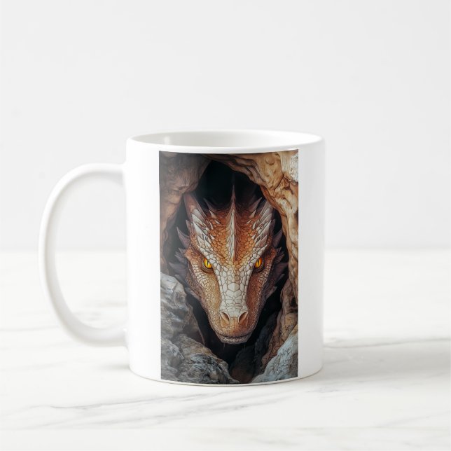 Taza De Café Mirada del dragón (Izquierda)