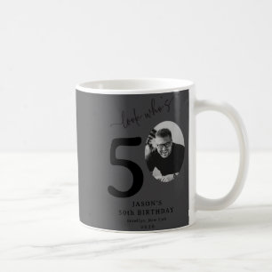 Taza De Café Mirada Divertida Quien Cumple 50 Cumpleaños 50 Est