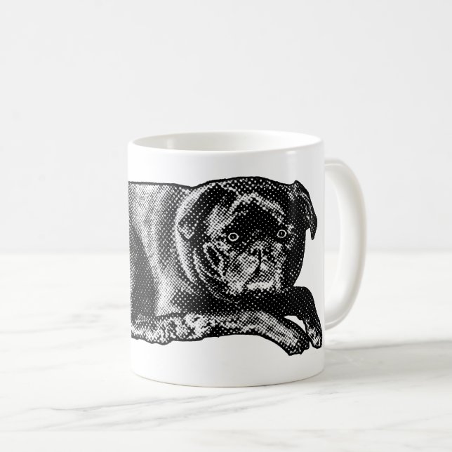 Taza De Café Mirada Relajada, Comodidad Matutina (Anverso derecho)