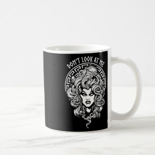 Taza De Café Mírame Funny Feminist Gótico Halloween Medusa Wi