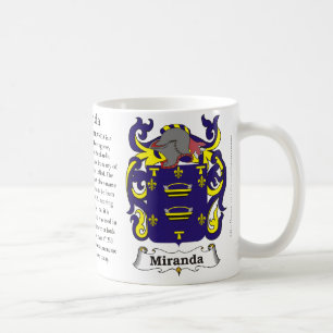 Taza De Café Miranda, el origen, significado y el escudo