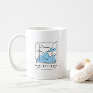 Taza De Café Mirar Al Cielo