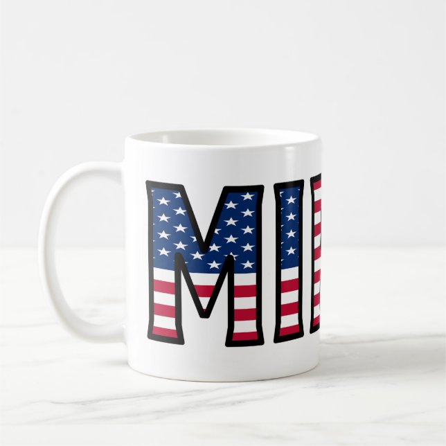 Taza De Café Mirco Name Vorname USA styled Tasse Kaffeetasse (Izquierda)