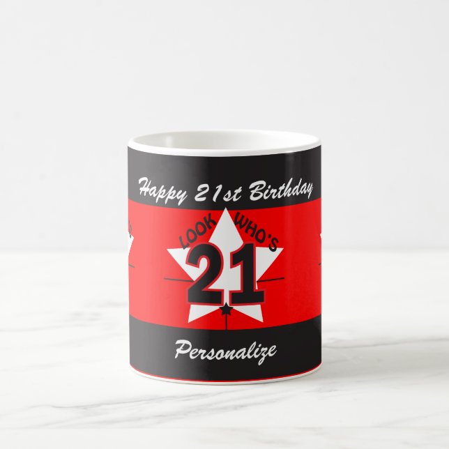 Taza De Café Mire quién es 21 (Centro)