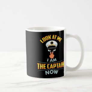 Taza De Café Míreme Soy El Capitán Ahora Ojos Gordos Dos Brilla