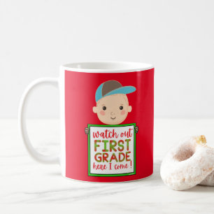 Taza De Café MIREN A PRIMER GRADO AQUÍ ME VOY gracioso lindo