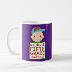 Taza De Café MIREN A QUINTO GRADO AQUÍ ME VOY gracioso lindo