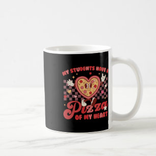 Taza De Café Mis alumnos tienen pizza de mi corazón profesora V