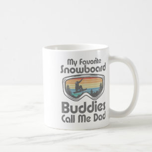 Taza De Café Mis Amigos Favoritos de Snowboard Me Llaman Papá G