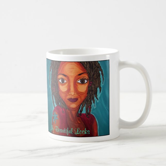 Taza De Café Mis cerraduras hermosas (Derecha)
