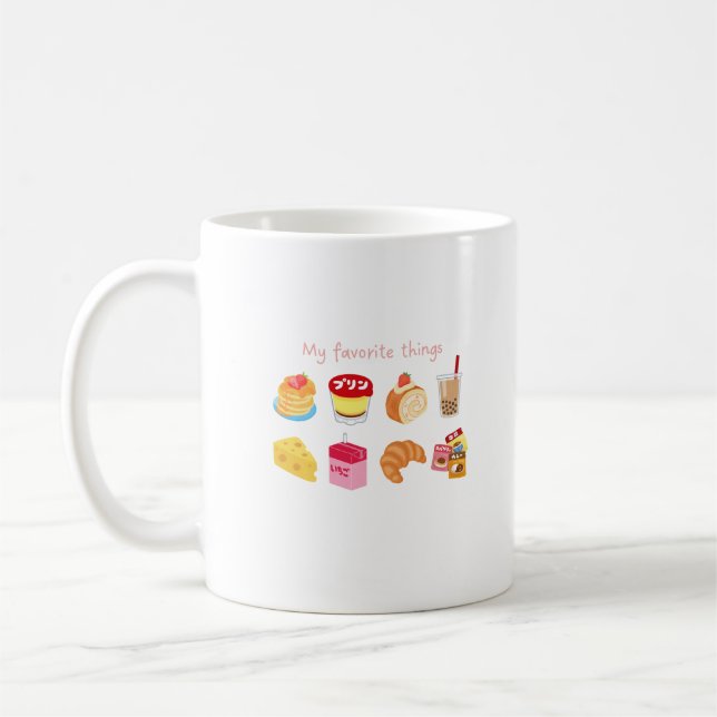 Taza De Café Mis cosas favoritas (Izquierda)