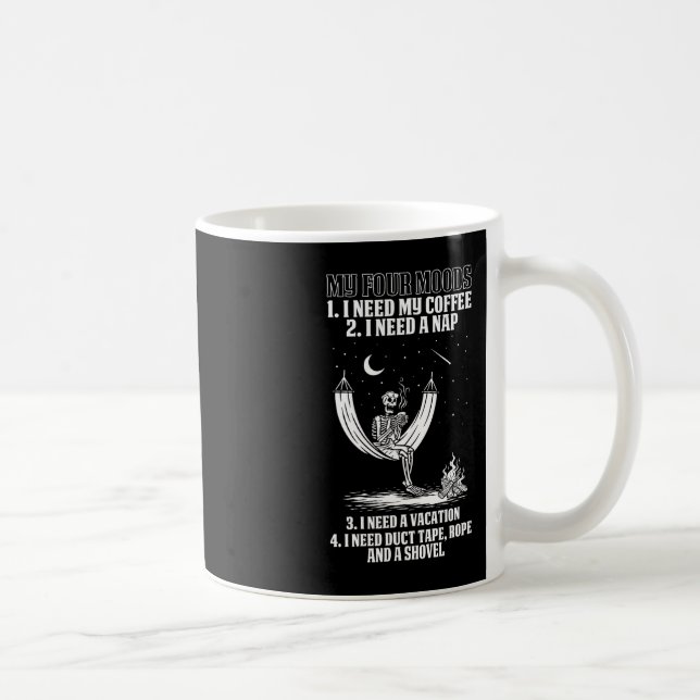 Taza De Café Mis cuatro estados de ánimo Halloween Disstume Beb (Derecha)