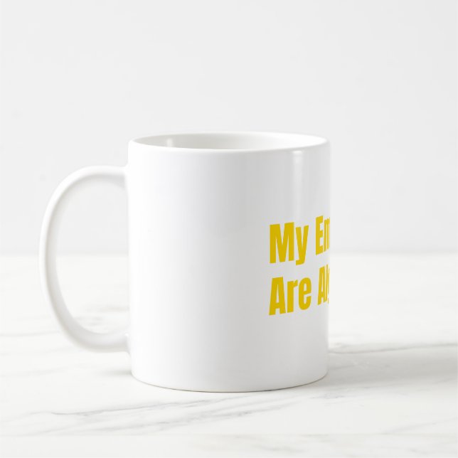 Taza De Café Mis empleados son algoritmos AI Emprendedor (Izquierda)