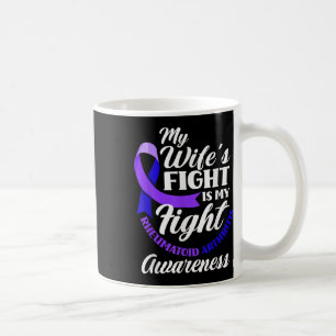 Taza De Café Mis Esposas Luchan Contra La Artritis Reumatoide