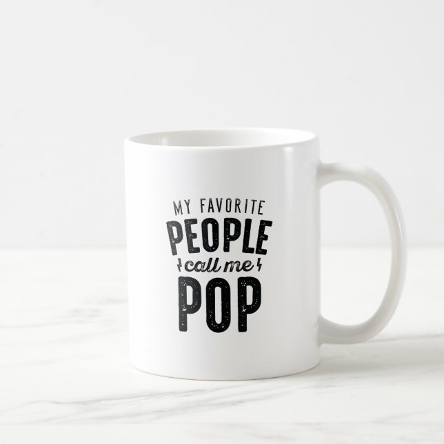 Taza De Café Mis favoritos me llaman pop (Derecha)