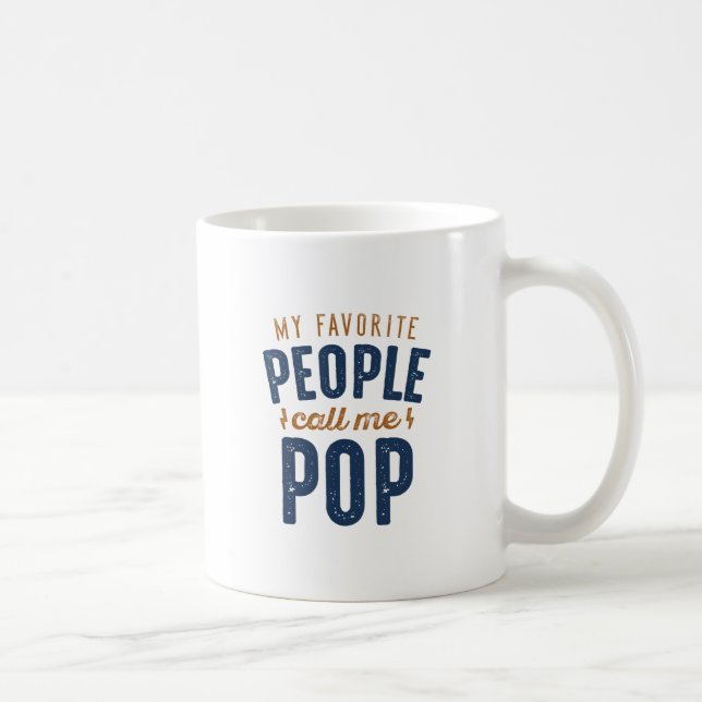 Taza De Café Mis favoritos me llaman pop (Derecha)