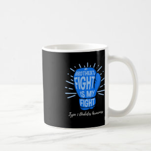 Taza De Café Mis Hermanos Luchan Contra La Diabetes De Tipo 1