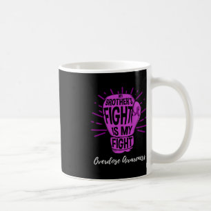 Taza De Café Mis Hermanos Pelean Es Mi Lucha Concienciación Sob