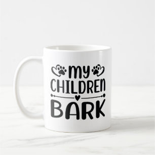 Taza De Café Mis hijos ladran