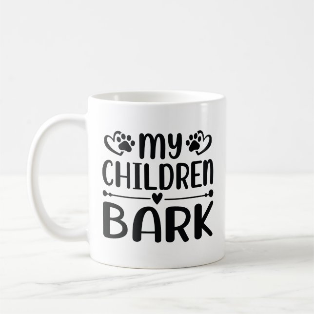 Taza De Café Mis hijos ladran (Izquierda)