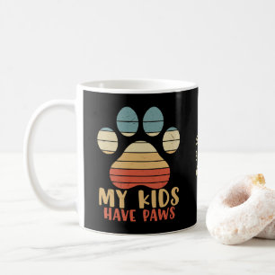 Taza De Café Mis Hijos Tienen Paws Personalizados Coffee Mug