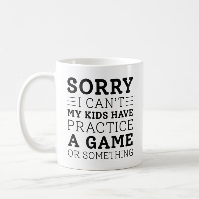 Taza De Café Mis Hijos Tienen Práctica (Izquierda)