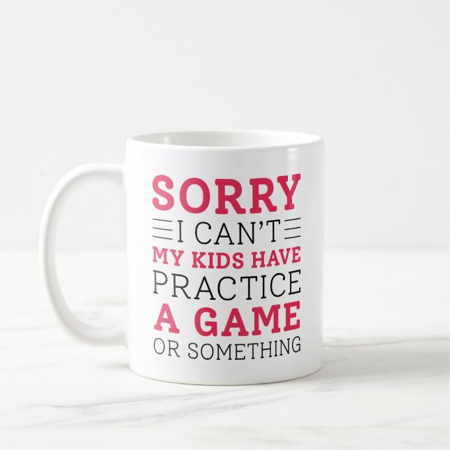 Taza De Café Mis hijos tienen práctica (Izquierda)