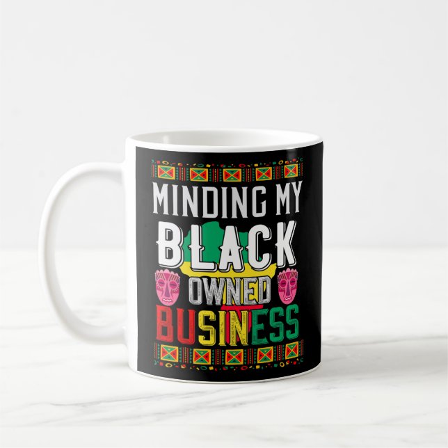 Taza De Café Mis hombres de negocios de propiedad negra son muj (Izquierda)