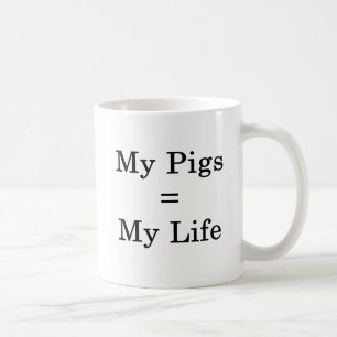 Taza De Café Mis iguales de los cerdos mi vida