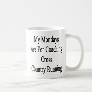 Taza De Café Mis lunes están para el funcionamiento del campo