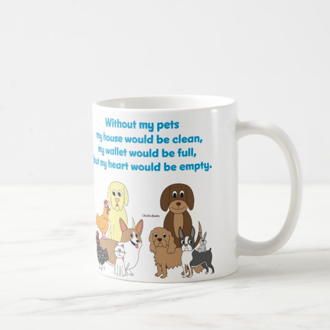 Taza De Café Mis mascotas (Derecha)