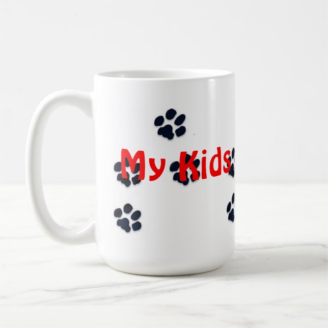 Taza De Café Mis niños tienen patas (Izquierda)