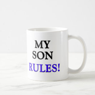 Taza De Café Mis reglas del hijo
