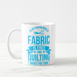 Taza De Café Mis Sueños de Costura Regalo para Quilters Craftin