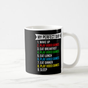 Taza De Café Mis Videojuegos Divertidos Geniales de Mi Día Perf