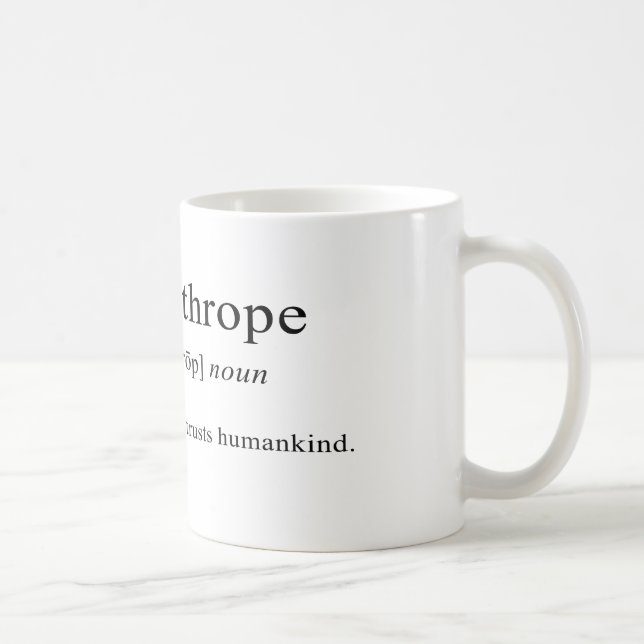 Taza De Café Misántropo [definición] (Derecha)