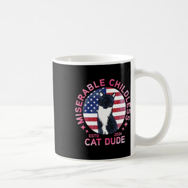 Taza De Café Miserable chico sin hijos (Derecha)