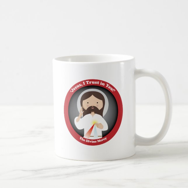Taza De Café Misericordia divina de Jesús (Derecha)