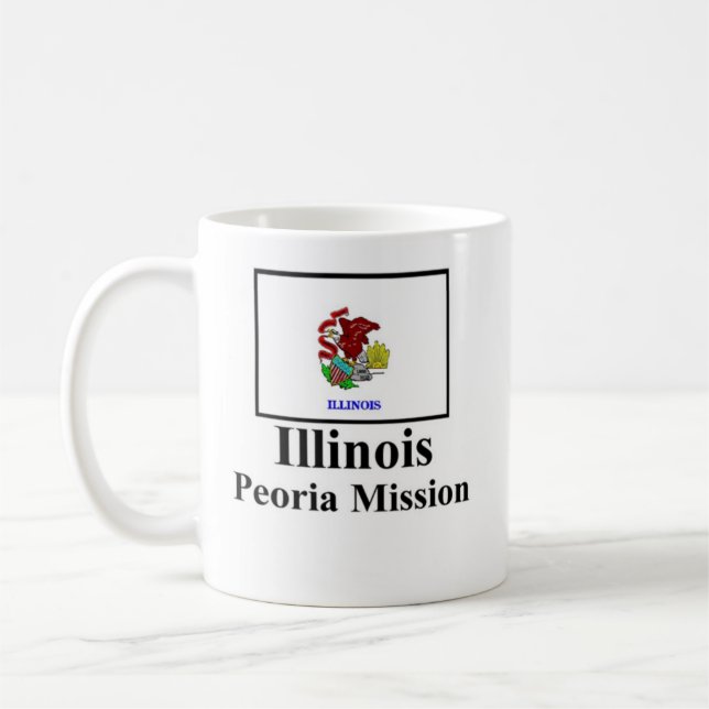 Taza De Café Misión Drinkware de Illinois Peoria (Izquierda)