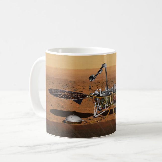 Taza De Café Misión InSight Mars Lander (Anverso izquierdo)