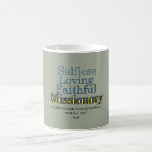 Taza De Café Misionario fiel de la comunión
